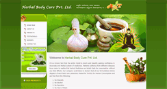 Desktop Screenshot of herbalbodyindia.com